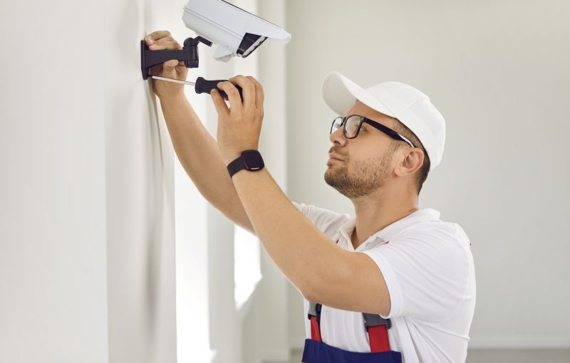 Properly Mounted Security Camera